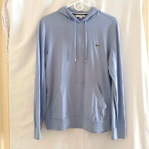 Lacoste Logo Light Sweat Hoody Size Medium